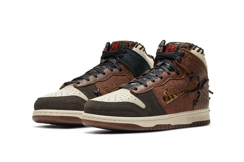 bodega nike dunk high fauna brown CZ8125 200 release info photos store list rustic velvet brown release info date 