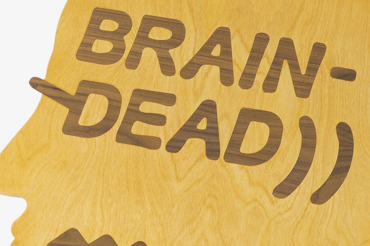 Brain Dead x Modernica Headcase Study Table Furniture Design Collaboration Homeware Limited Edition Maple Plywood Made in USA Kyle Ng