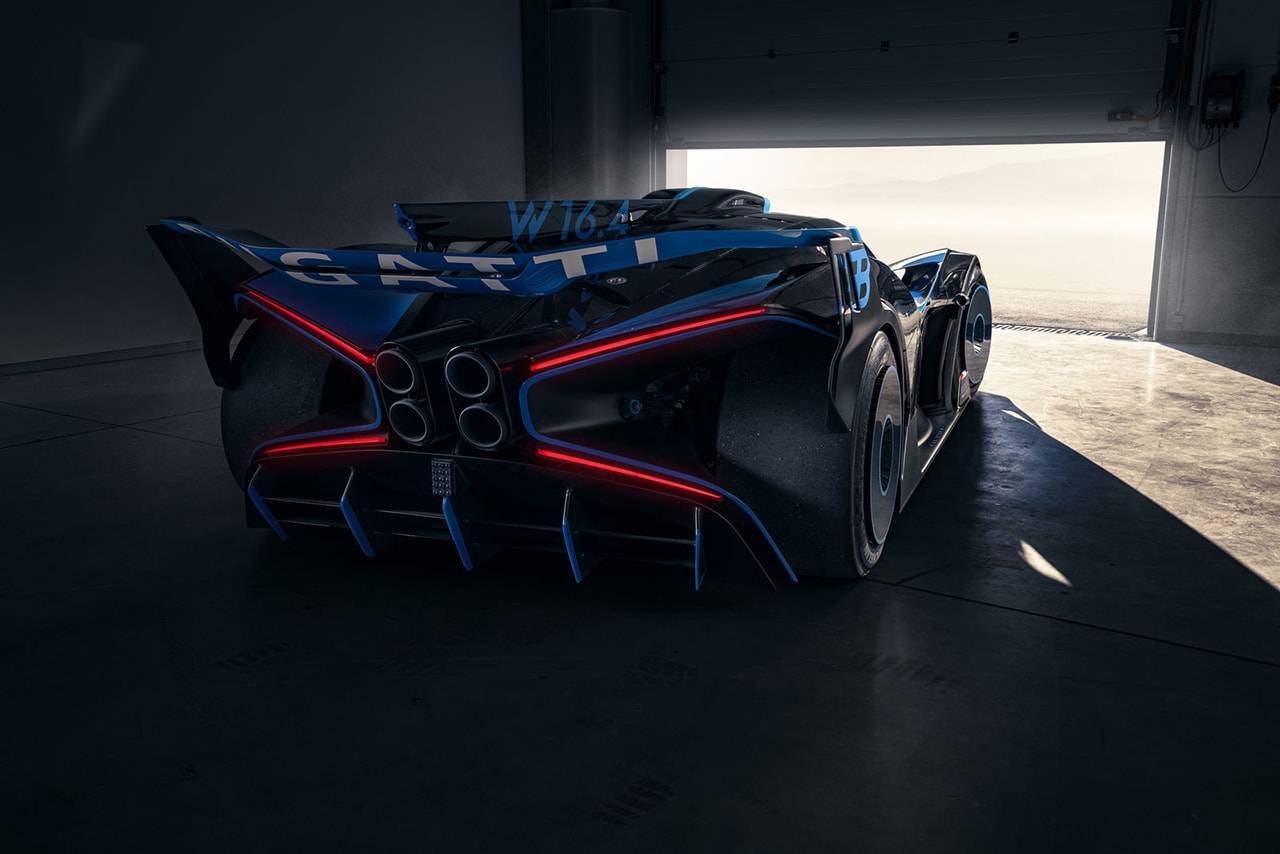 Bugatti Bolide Concept Real Life Build Official Track Race Hyper Car Supercar 1,824 HP Nürburgring quad-turbocharged 8.0-liter W16