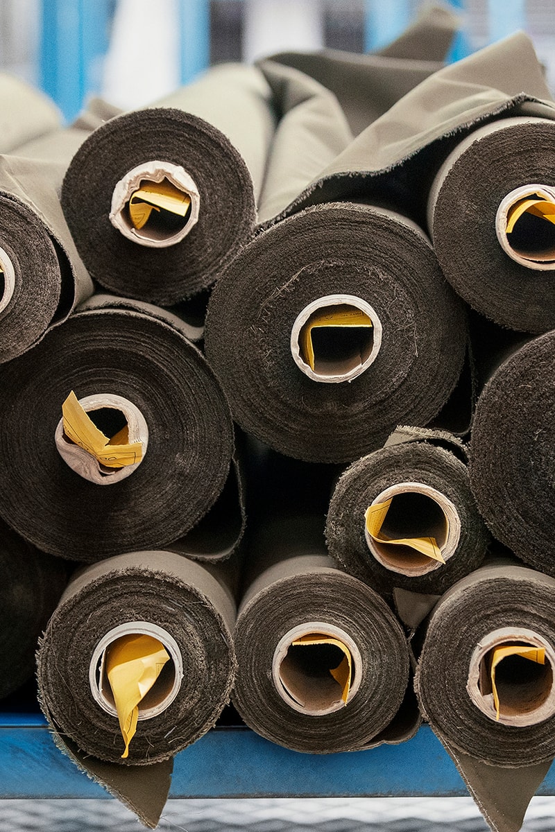 burberry london reburberry fabric british fashion council students donation materials information sustainable