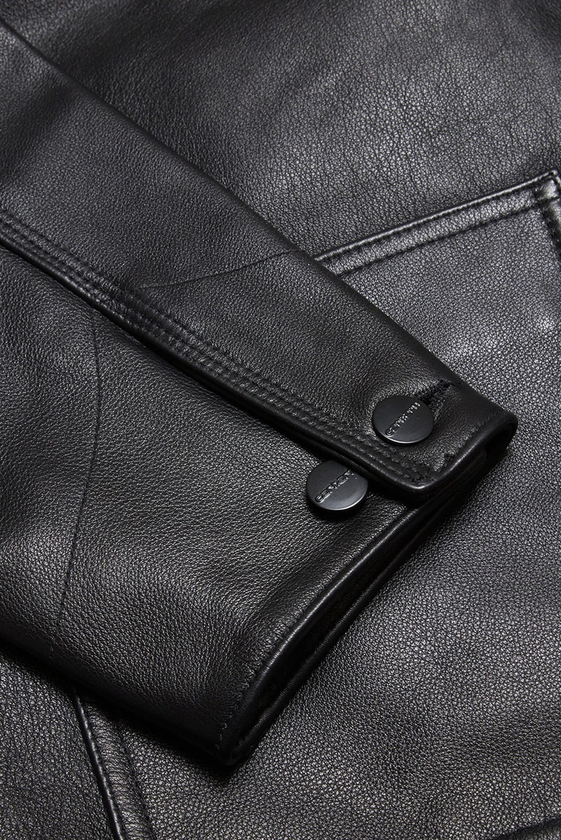 Carhartt WIP Limited Black Leather Chore Coat jacket 2021 japan exclusive release date info buy january jp color