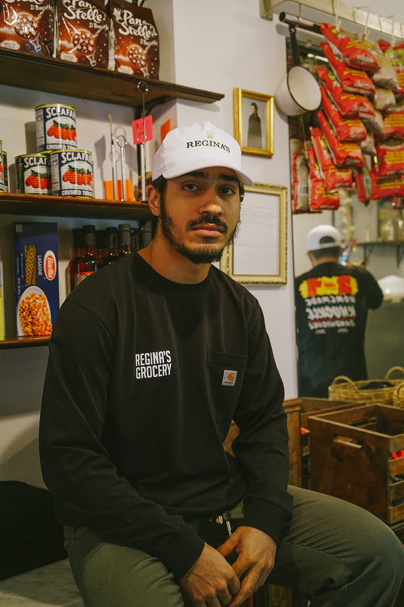 carhartt wip works in progress regina's grocery uncle paulies la los angeles new york city nyc food bank charity details