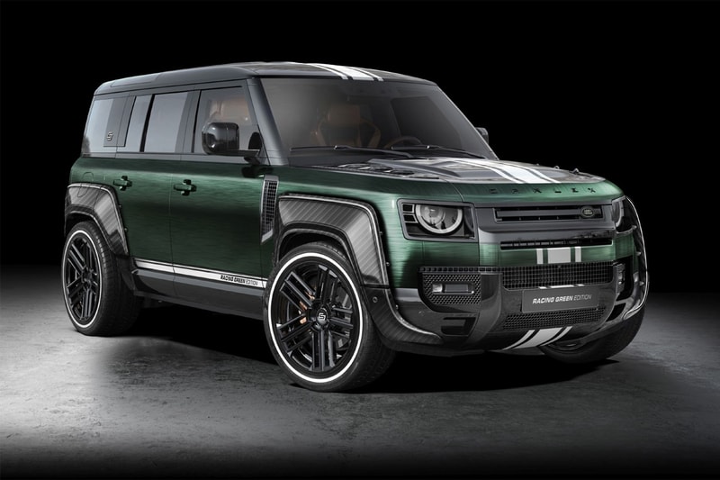 carlex design land rover defender off roader upgrade wide body kit conversion carbon fiber trim components