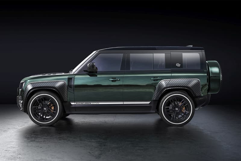 carlex design land rover defender off roader upgrade wide body kit conversion carbon fiber trim components