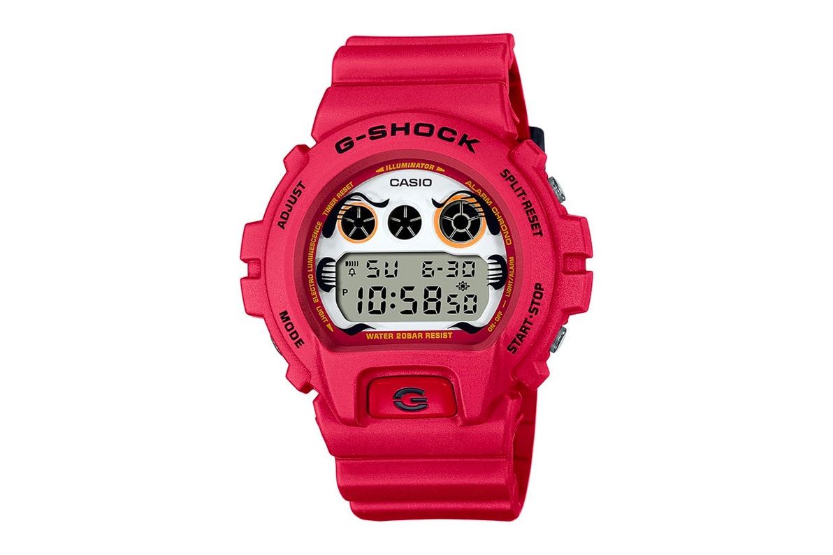 BlackEyePatch G SHOCK 2020 Daruma Capsule release watches accesories red dw 6900 dw 5600 ga 100 release