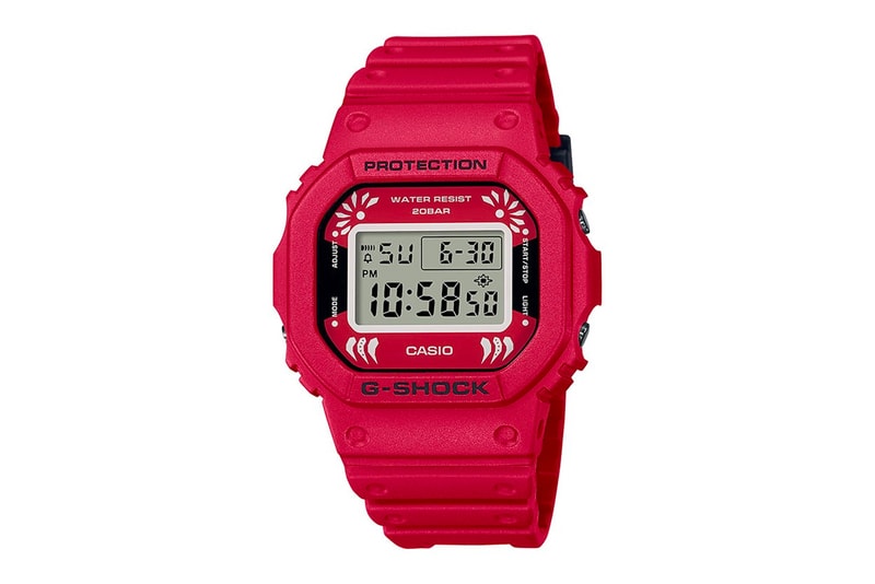BlackEyePatch G SHOCK 2020 Daruma Capsule release watches accesories red dw 6900 dw 5600 ga 100 release