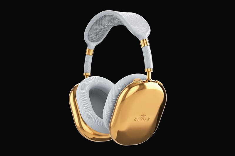 gold apple earbuds