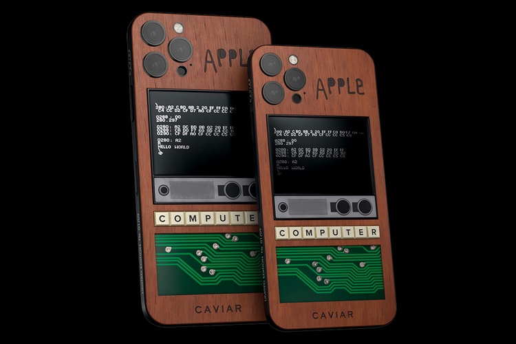 Caviar Crafts Limited-Edition "Apple 1" iPhone 12 Dedicated to Steve Jobs and Steve Wozniak