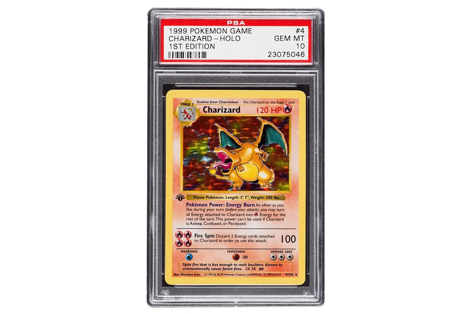 Charizard Pokémon TCG Card $350K USD Potential | HYPEBEAST
