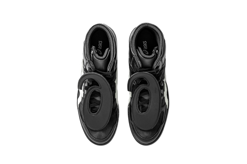 Chemist Creations x ASICS All Court Alpha-L Black White Leather C2H4 Sneaker Release Information Drop Date Collaboration OG Basketball Shoe Trainer Footwear HBX Yixi Chen
