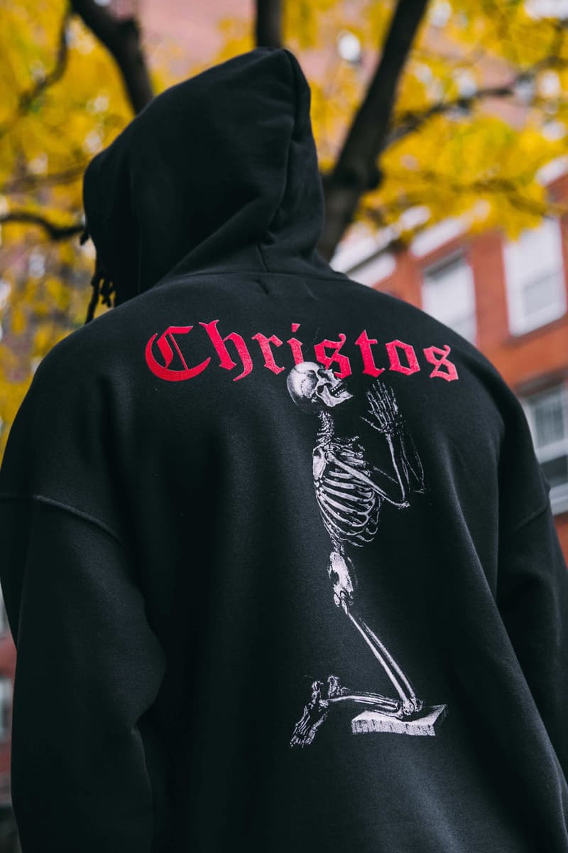 streets of new york city founded in 2017 christos tailored garments streetwear leisure and high fashion flexibility versatility balance made in Italy Japan archaic religious art direct to consumer