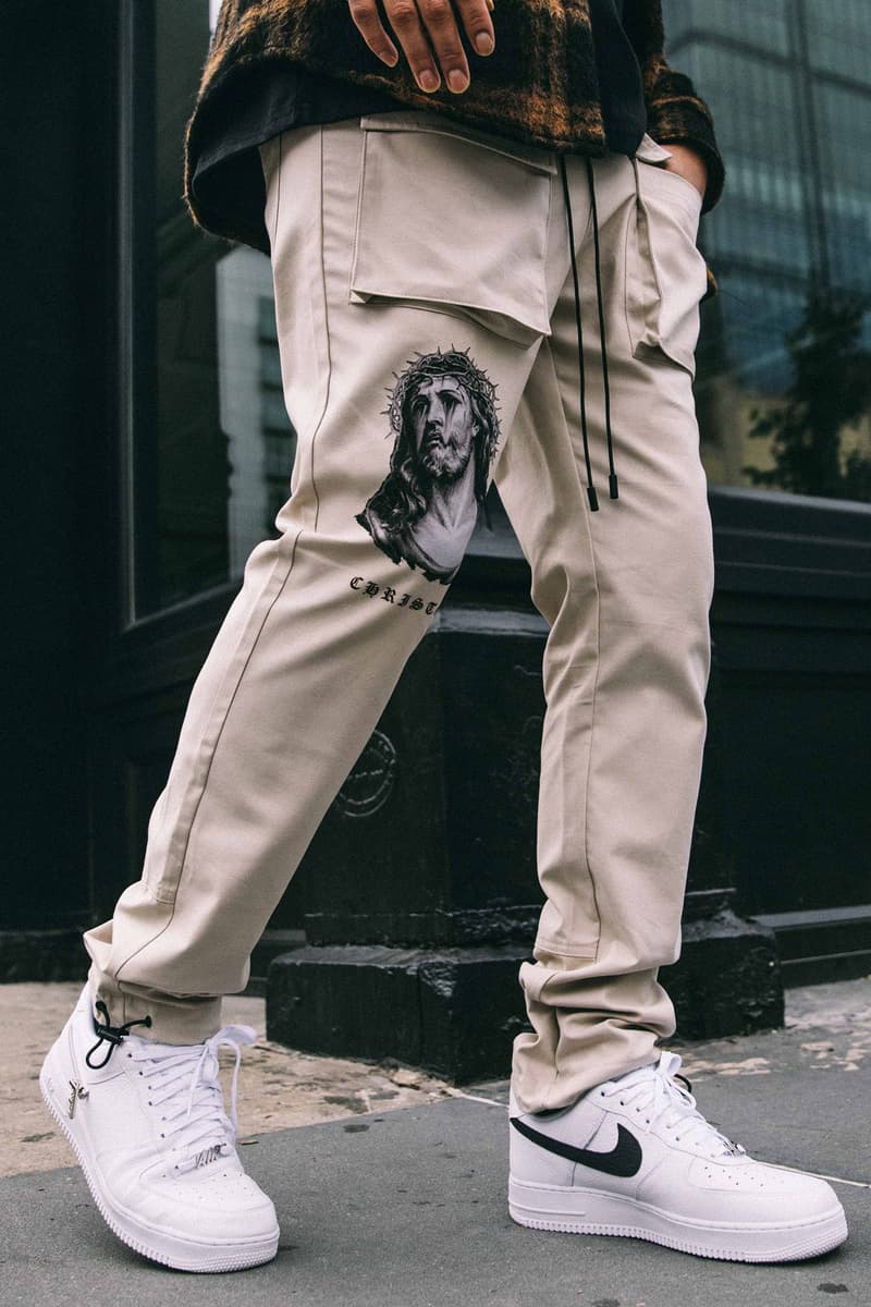 streets of new york city founded in 2017 christos tailored garments streetwear leisure and high fashion flexibility versatility balance made in Italy Japan archaic religious art direct to consumer