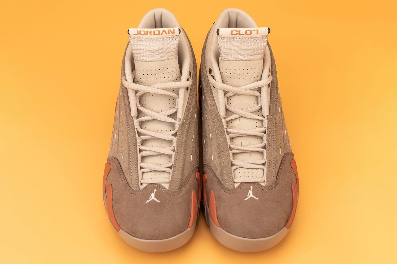 clot edison chen kevin poon air jordan brand 14 low terracotta sepia stone terra blush desert sand DC9857 200 official release date info photos price store list buying guide