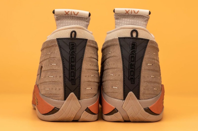 clot edison chen kevin poon air jordan brand 14 low terracotta sepia stone terra blush desert sand DC9857 200 official release date info photos price store list buying guide