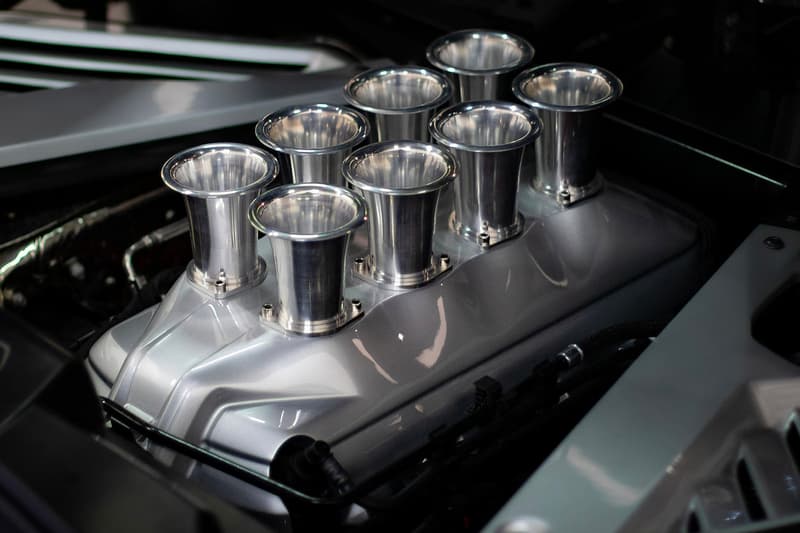 Custom Cre8ions Faux Velocity Stack C8 Corvette Engine Cover joke cosmetic supercars speed corvette tuning mods