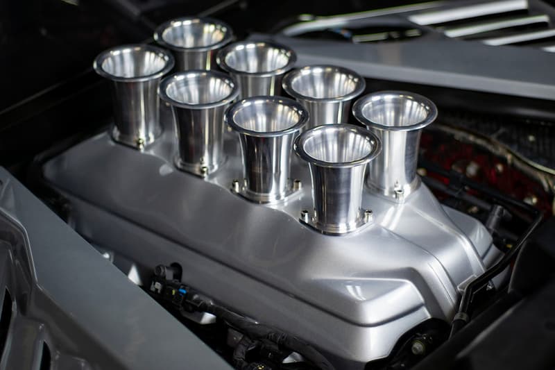 Custom Cre8ions Faux Velocity Stack C8 Corvette Engine Cover joke cosmetic supercars speed corvette tuning mods