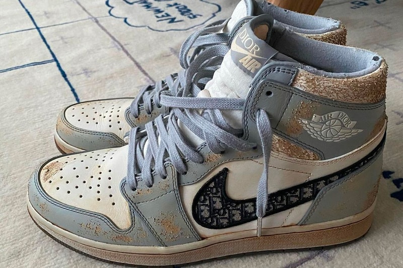 Daniel Arsham Philllllthy Customized Dior Air Jordan 1 High Photos Philip Leyesa