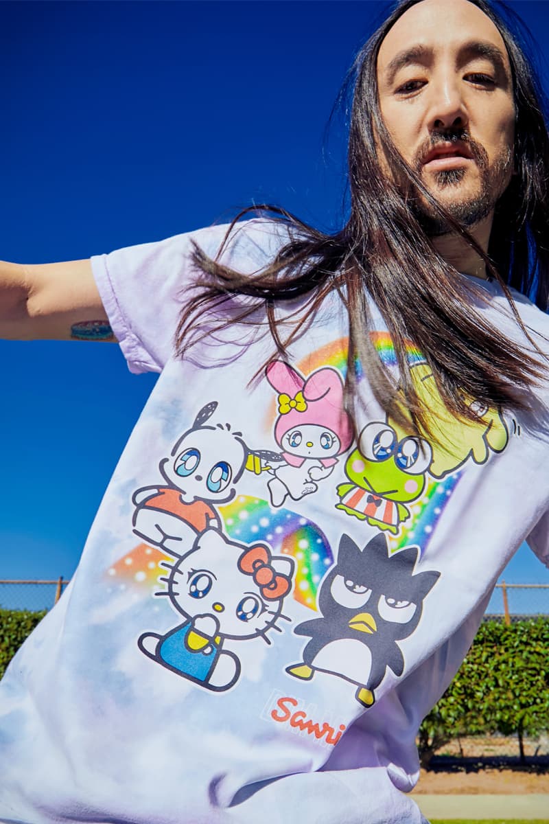 Dim Mak Sanrio Collab Release hoodies tees anime style dj steve aoki hello kitty japanese