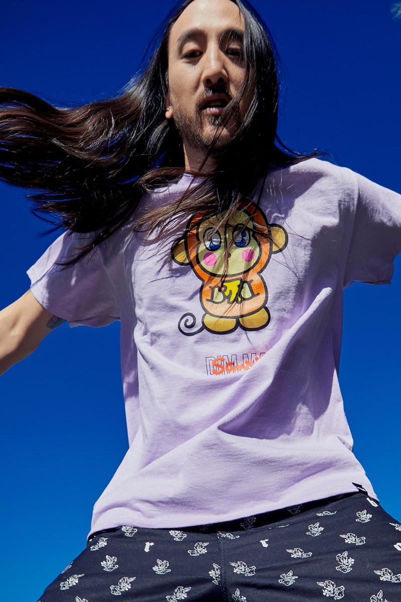 Dim Mak Sanrio Collab Release hoodies tees anime style dj steve aoki hello kitty japanese