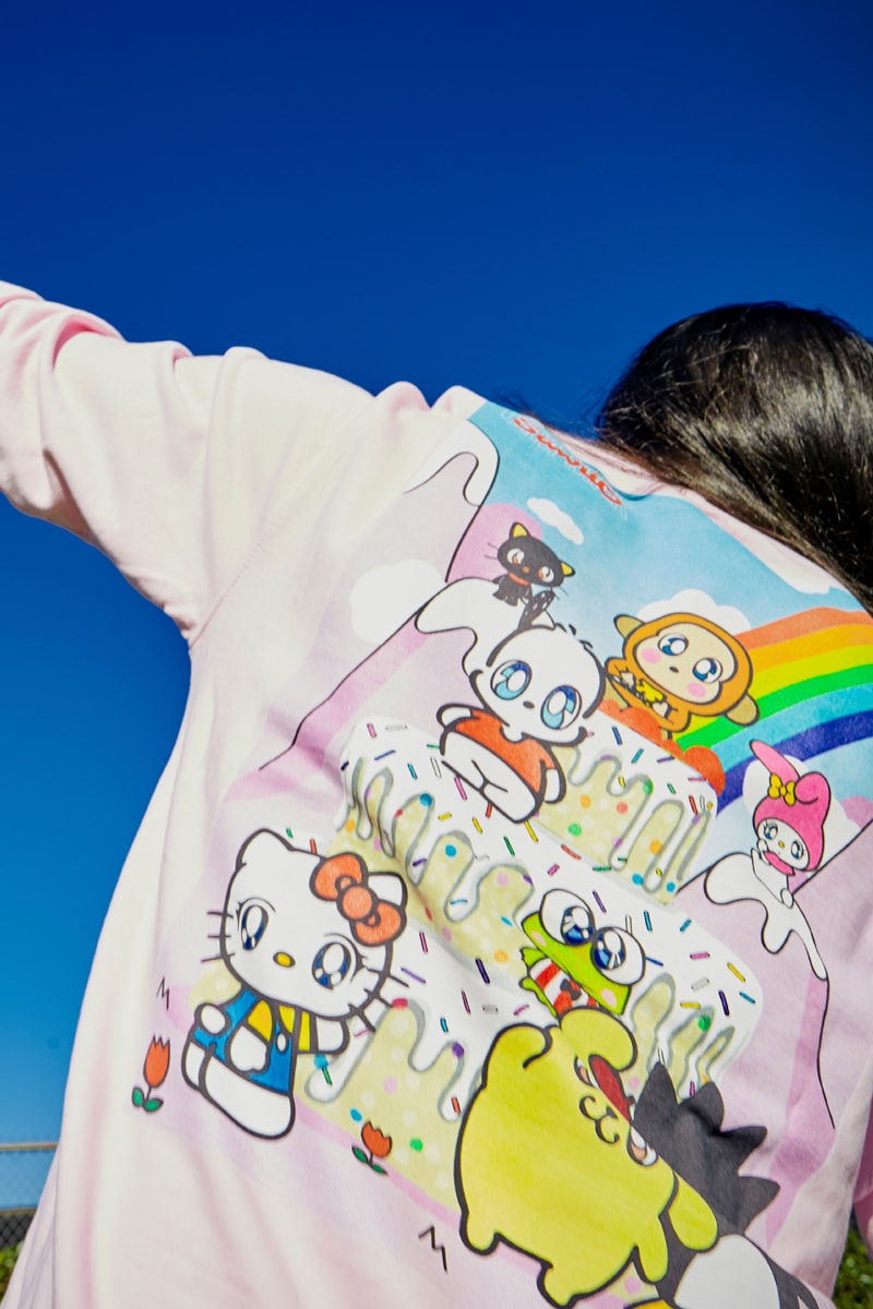 Dim Mak Sanrio Collab Release hoodies tees anime style dj steve aoki hello kitty japanese