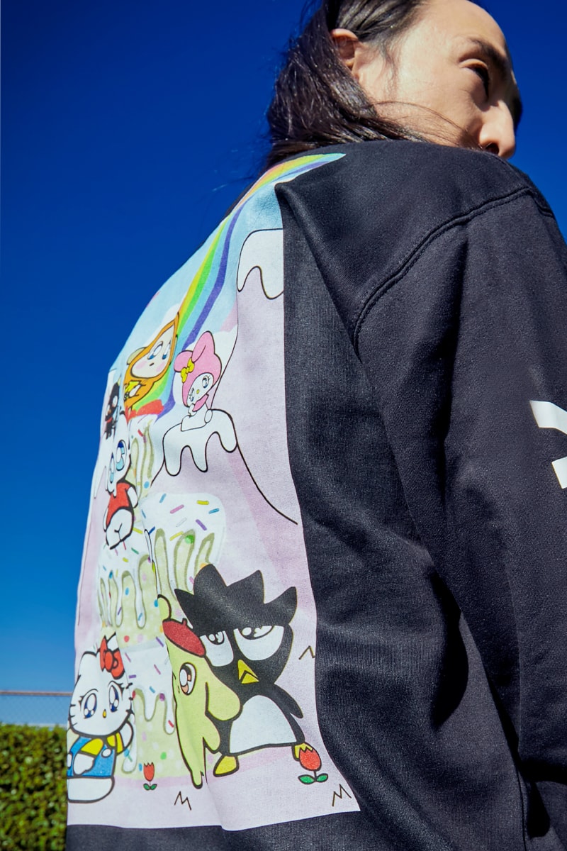 Dim Mak Sanrio Collab Release hoodies tees anime style dj steve aoki hello kitty japanese