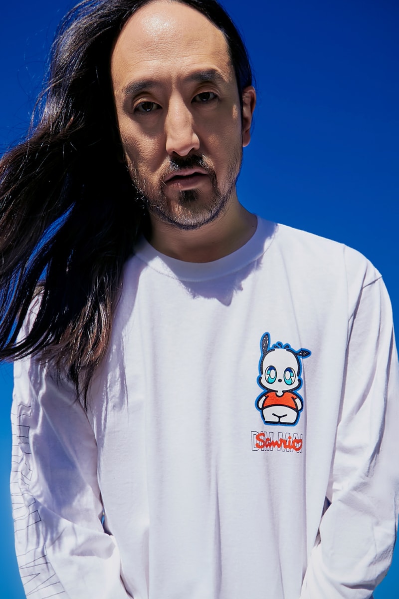 Dim Mak Sanrio Collab Release hoodies tees anime style dj steve aoki hello kitty japanese
