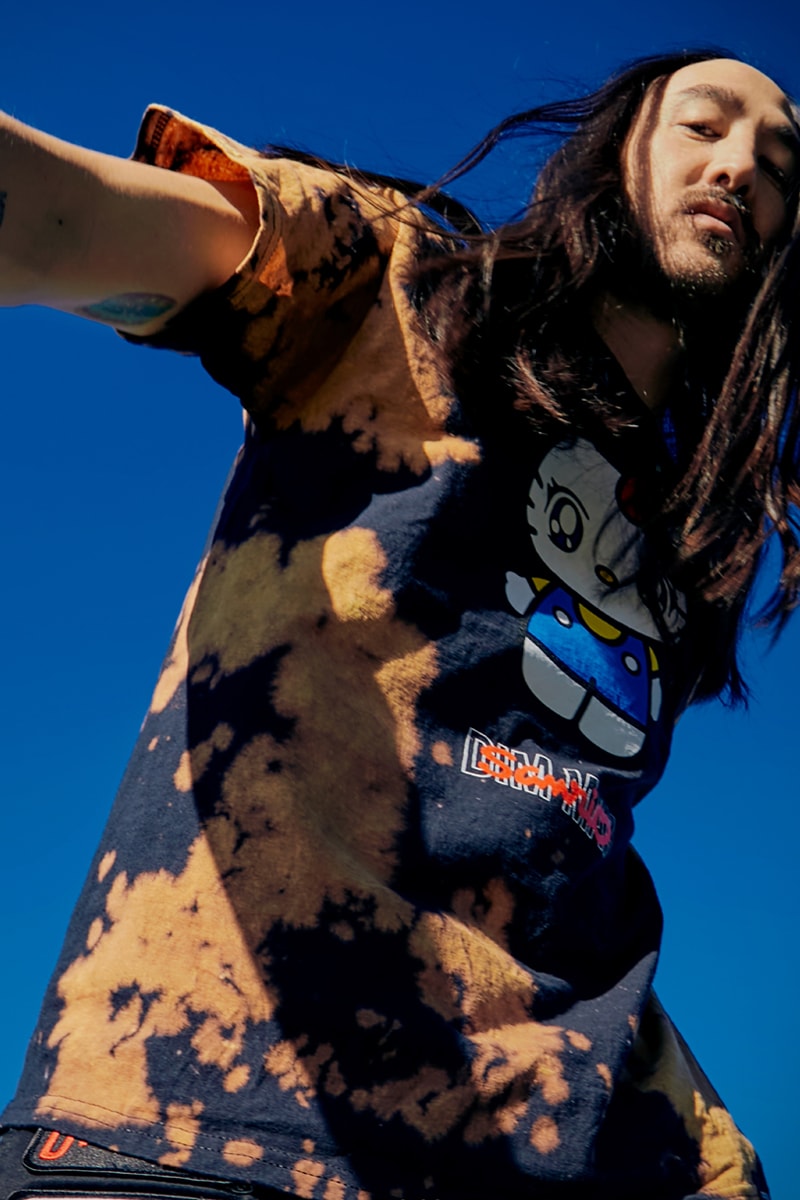 Dim Mak Sanrio Collab Release hoodies tees anime style dj steve aoki hello kitty japanese