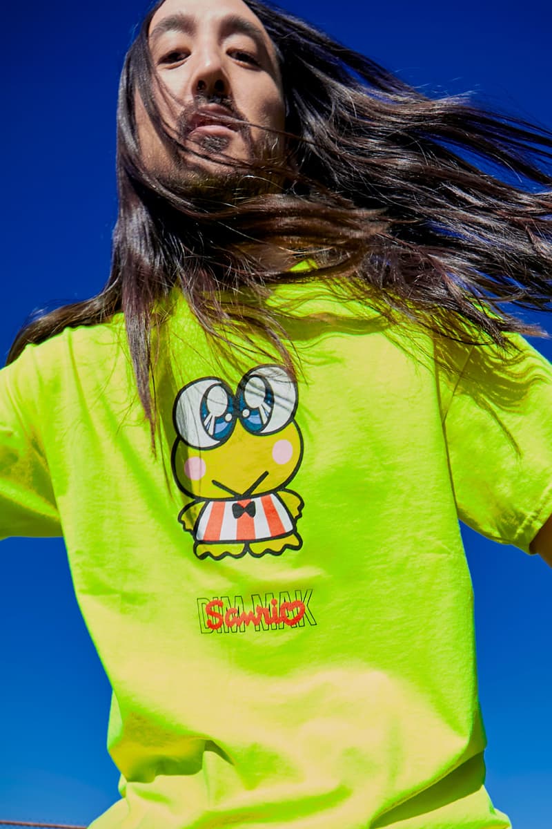 Dim Mak Sanrio Collab Release hoodies tees anime style dj steve aoki hello kitty japanese