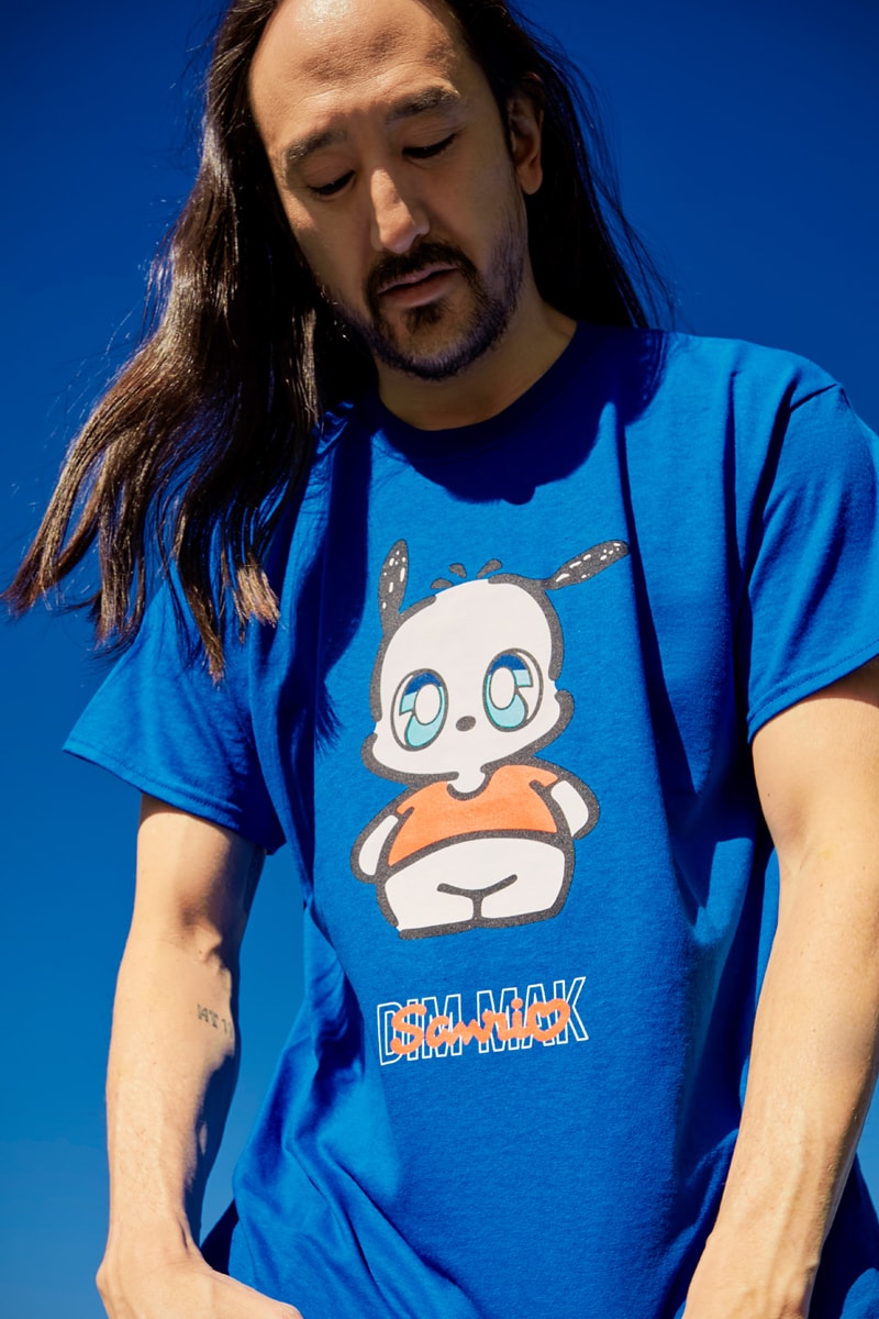 Dim Mak Sanrio Collab Release hoodies tees anime style dj steve aoki hello kitty japanese