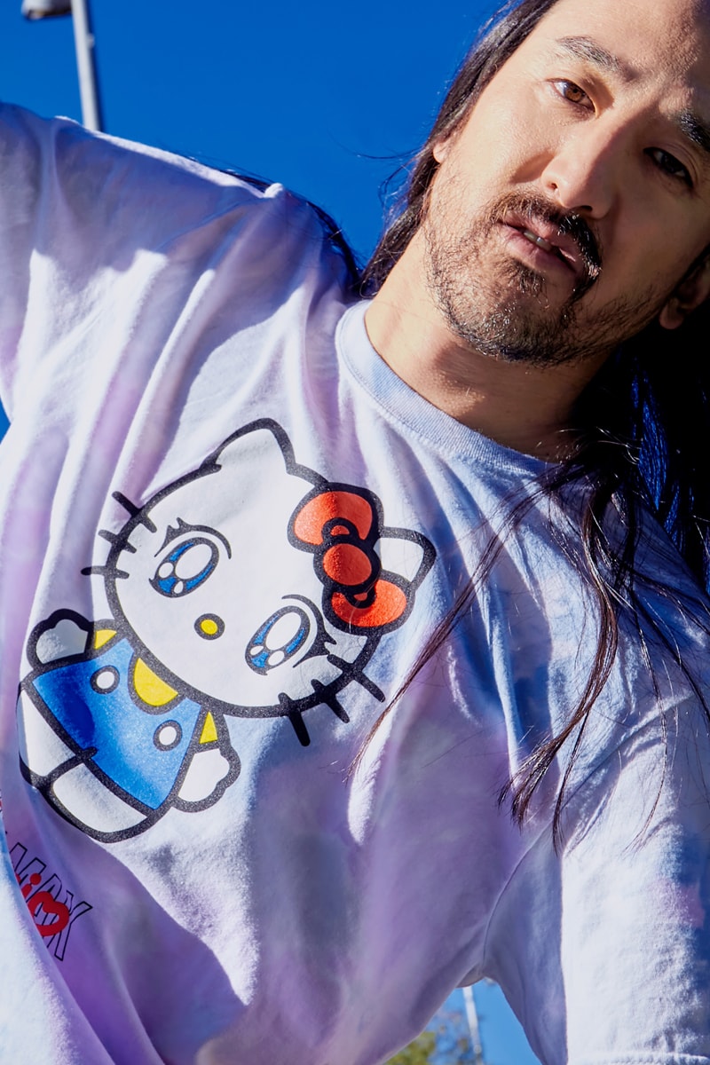 Dim Mak Sanrio Collab Release hoodies tees anime style dj steve aoki hello kitty japanese