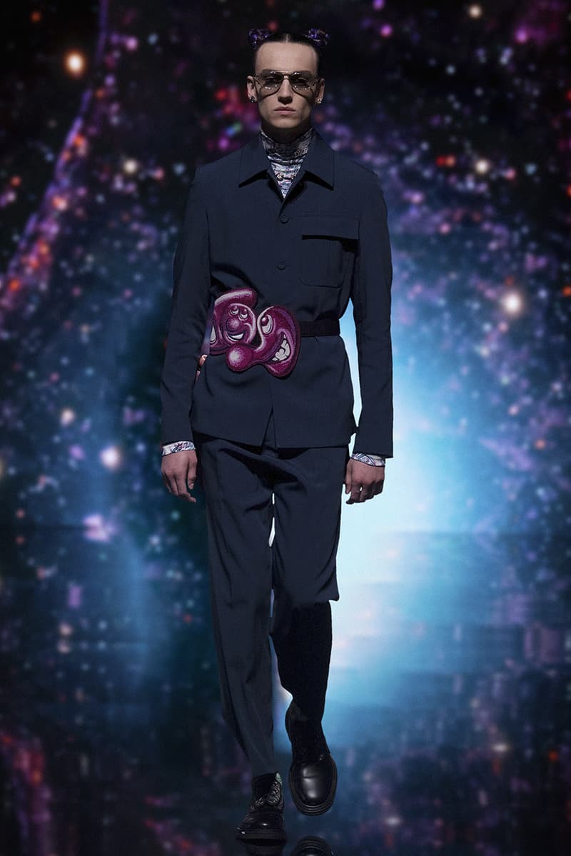 Kim Jones Dior Men Fall 2021 Kenny Scharf Collaboration paris fashion week fw21 fendi lady miss kier honey dijon