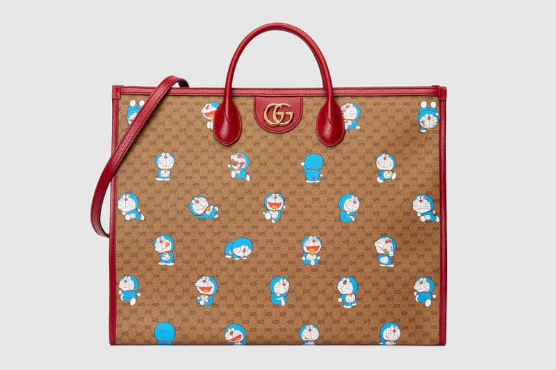 Doraemon Gucci Capsule Collection Release Info Buy Price Jacket Hoodie Shirt Knit Sweater Pants Shorts Suitcase Bag Wallet Shoe Sneaker Watch Iphone Case Scarf chinese new year collaboration