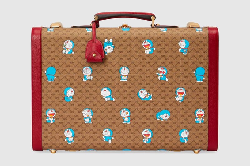 Doraemon Gucci Capsule Collection Release Info Buy Price Jacket Hoodie Shirt Knit Sweater Pants Shorts Suitcase Bag Wallet Shoe Sneaker Watch Iphone Case Scarf chinese new year collaboration