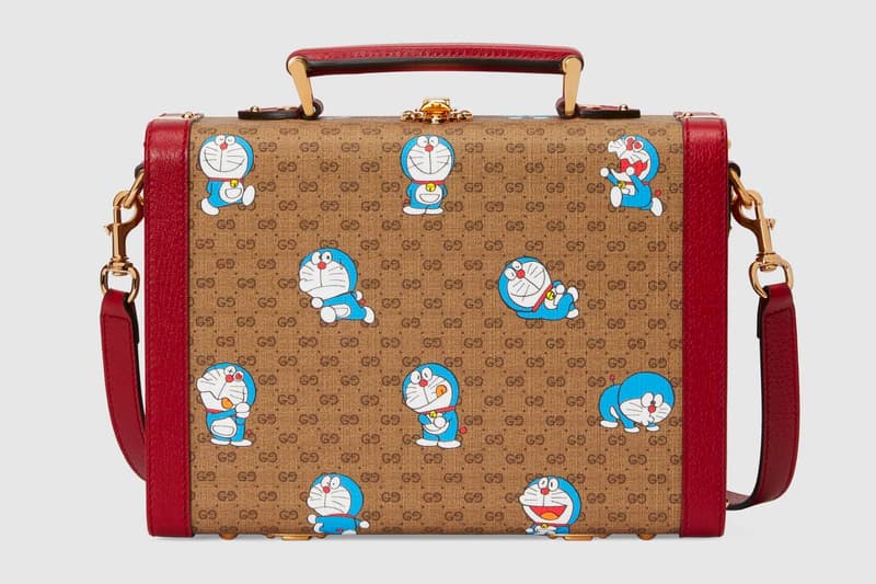 Doraemon Gucci Capsule Collection Release Info Buy Price Jacket Hoodie Shirt Knit Sweater Pants Shorts Suitcase Bag Wallet Shoe Sneaker Watch Iphone Case Scarf chinese new year collaboration