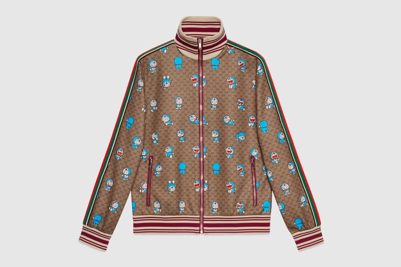 Doraemon Gucci Capsule Collection Release Info Buy Price Jacket Hoodie Shirt Knit Sweater Pants Shorts Suitcase Bag Wallet Shoe Sneaker Watch Iphone Case Scarf chinese new year collaboration