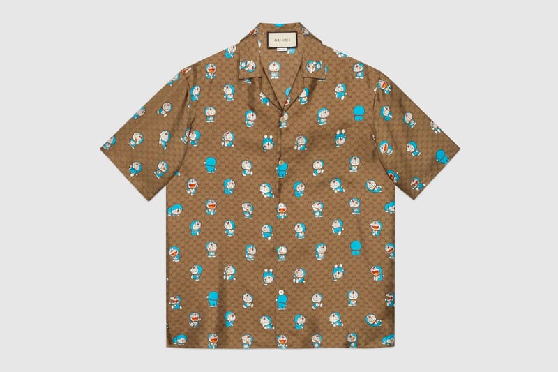 doraemon gucci shirt