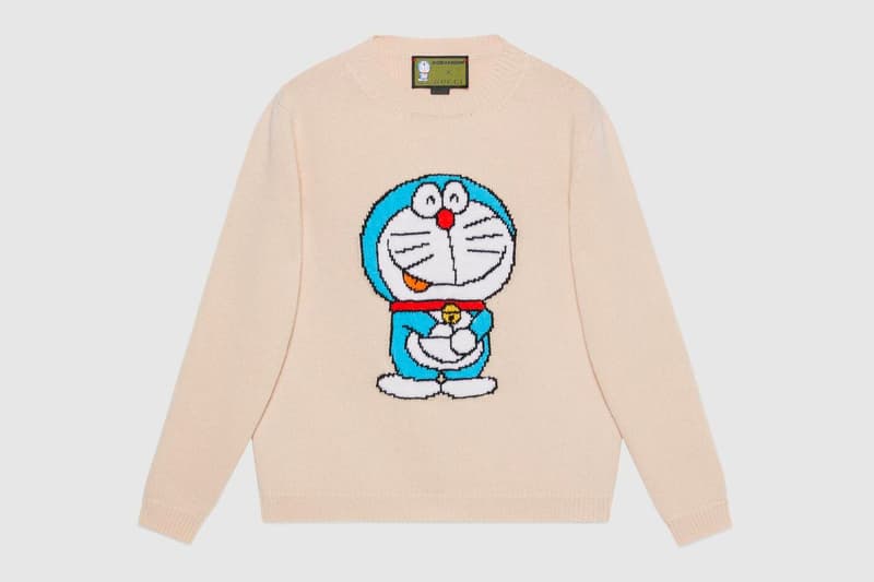 Doraemon Gucci Capsule Collection Release Info Buy Price Jacket Hoodie Shirt Knit Sweater Pants Shorts Suitcase Bag Wallet Shoe Sneaker Watch Iphone Case Scarf chinese new year collaboration