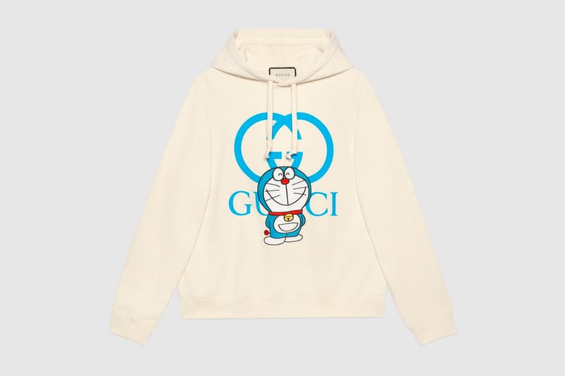 Doraemon Gucci Capsule Collection Release Info Buy Price Jacket Hoodie Shirt Knit Sweater Pants Shorts Suitcase Bag Wallet Shoe Sneaker Watch Iphone Case Scarf chinese new year collaboration