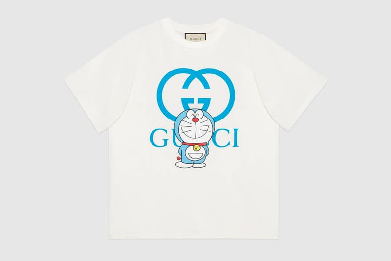 Doraemon Gucci Capsule Collection Release Info Buy Price Jacket Hoodie Shirt Knit Sweater Pants Shorts Suitcase Bag Wallet Shoe Sneaker Watch Iphone Case Scarf chinese new year collaboration