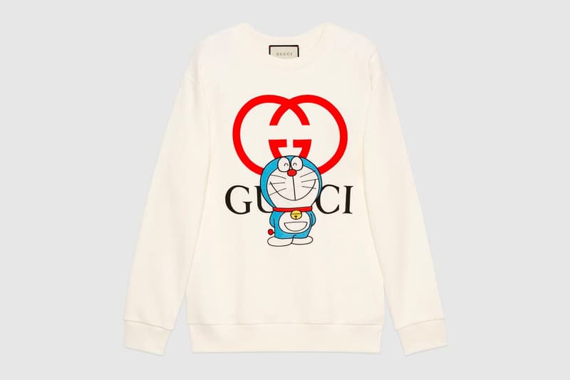 Doraemon Gucci Capsule Collection Release Info Buy Price Jacket Hoodie Shirt Knit Sweater Pants Shorts Suitcase Bag Wallet Shoe Sneaker Watch Iphone Case Scarf chinese new year collaboration