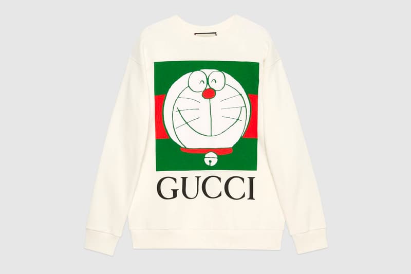 Doraemon Gucci Capsule Collection Release Info Buy Price Jacket Hoodie Shirt Knit Sweater Pants Shorts Suitcase Bag Wallet Shoe Sneaker Watch Iphone Case Scarf chinese new year collaboration