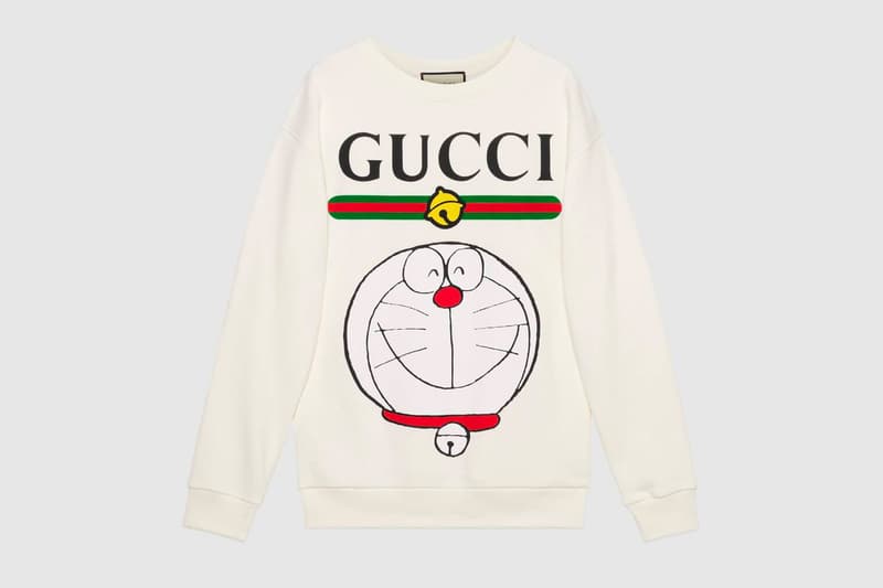 Doraemon Gucci Capsule Collection Release Info Buy Price Jacket Hoodie Shirt Knit Sweater Pants Shorts Suitcase Bag Wallet Shoe Sneaker Watch Iphone Case Scarf chinese new year collaboration