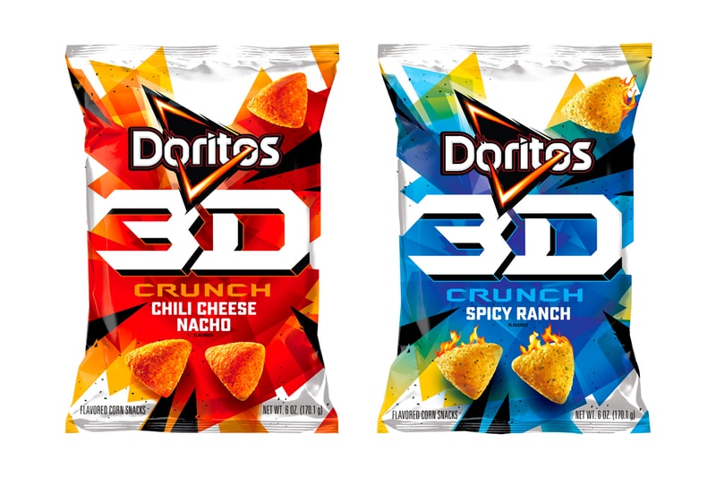 Doritos 3D Crunch Chili Cheese Nacho Spicy Ranch Launch Info Release Taste Review Where Buy 