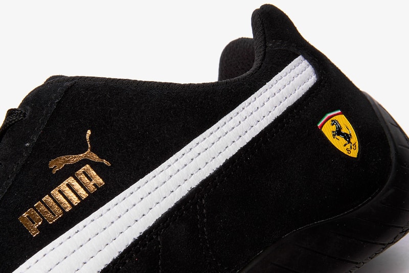 Ferrari x PUMA Speedcat "Rosso Corsa/Puma White" "Puma Black" 306796-02 306796-01 Sneaker Release Information Formula 1 Scuderia Ferrari Drivers F1 Race Cars Fast Shoe