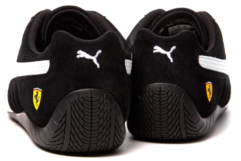 Ferrari x PUMA Speedcat "Rosso Corsa/Puma White" "Puma Black" 306796-02 306796-01 Sneaker Release Information Formula 1 Scuderia Ferrari Drivers F1 Race Cars Fast Shoe