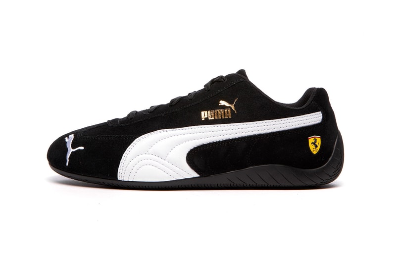 Ferrari x PUMA Speedcat "Rosso Corsa/Puma White" "Puma Black" 306796-02 306796-01 Sneaker Release Information Formula 1 Scuderia Ferrari Drivers F1 Race Cars Fast Shoe