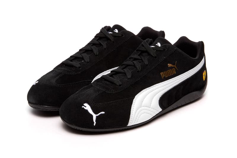 Ferrari x PUMA Speedcat "Rosso Corsa/Puma White" "Puma Black" 306796-02 306796-01 Sneaker Release Information Formula 1 Scuderia Ferrari Drivers F1 Race Cars Fast Shoe