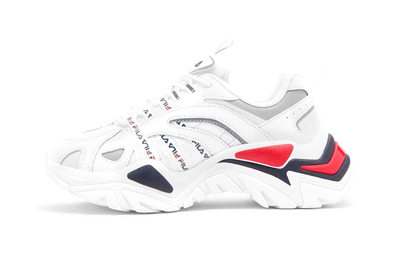 fila sneaker silhouette classic red white sport-style 