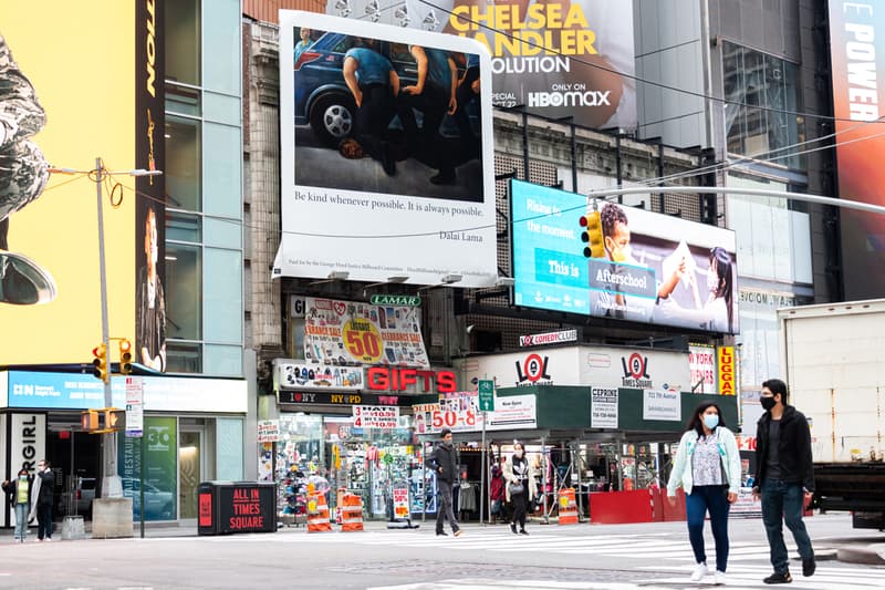 george floyd billboard censored clear channel outdoor black lives matter