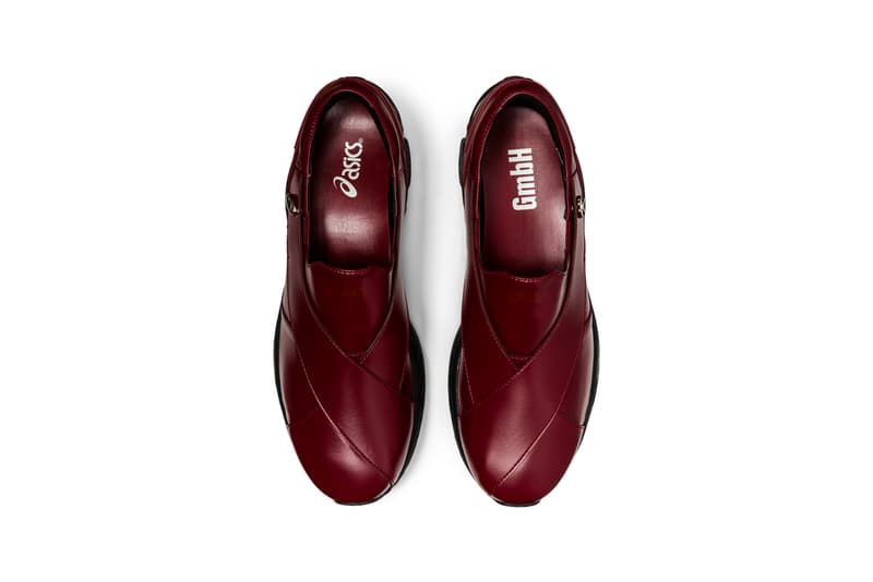 GmbH x ASICS GEL-CHAPPAL Collaboration New Silhouette Berlin Serhat Isik Benjamin Alexander Huseby Fall Winter 2020 FW20 Runway Shoe Mule Slipper Trend Hybrid 